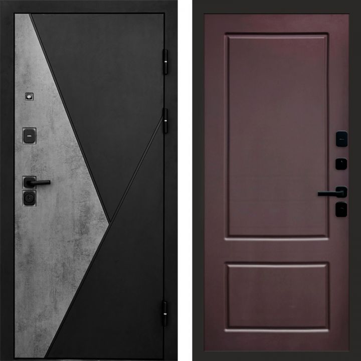 Входная дверь Termo-door Матрикс Бетон - Марсель Шоколад