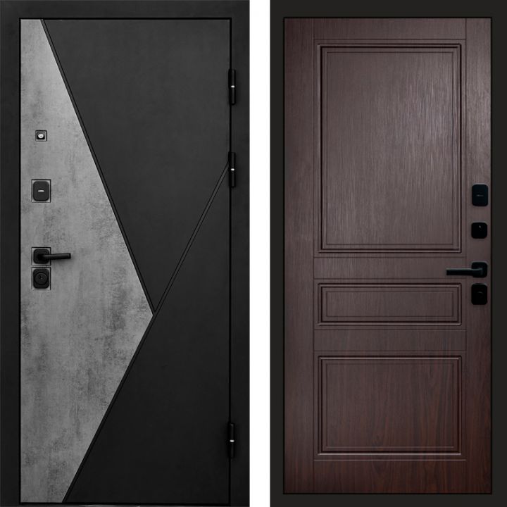 Входная дверь Termo-door Матрикс Бетон - Класскика Венге