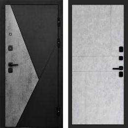 Входная дверь Termo-door Матрикс Бетон - Горизонт Бетон светлый