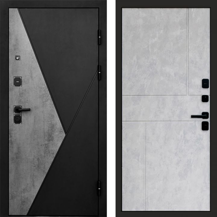 Входная дверь Termo-door Матрикс Бетон - Горизонт Бетон светлый