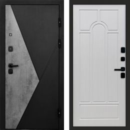 Входная дверь Termo-door Матрикс Бетон - Арка Лиственница