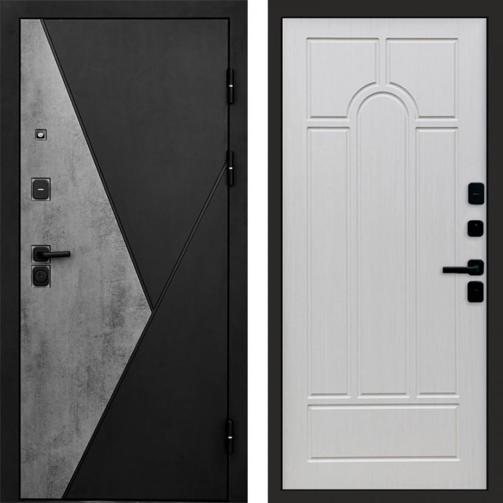 Входная дверь Termo-door Матрикс Бетон - Арка Лиственница