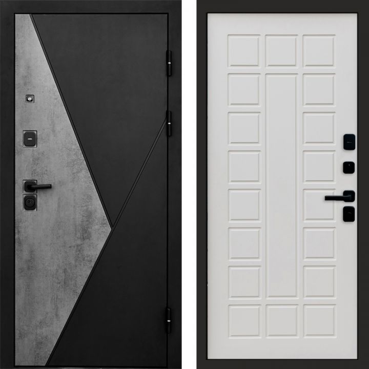 Входная дверь Termo-door Матрикс Бетон - Престиж Бежевый матовый