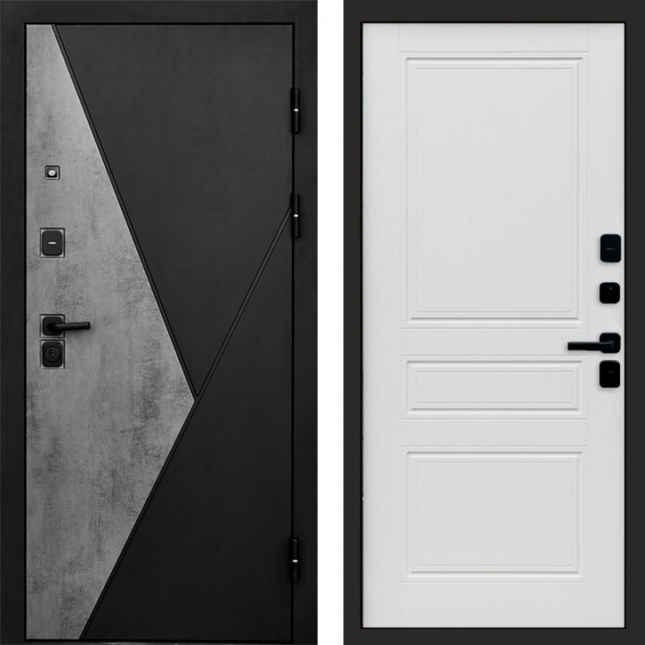 Входная дверь Termo-door Матрикс Бетон - Классика Лиственница