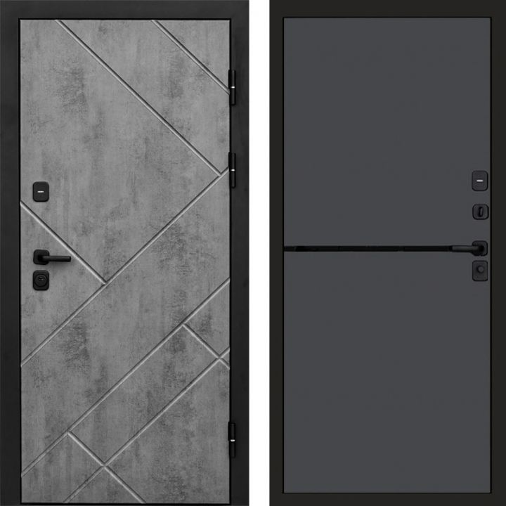 Входная дверь Termo-door Стоун Бетон - Нео Графит