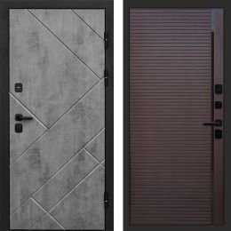Входная дверь Termo-door Стоун Бетон - Porte Шоколад