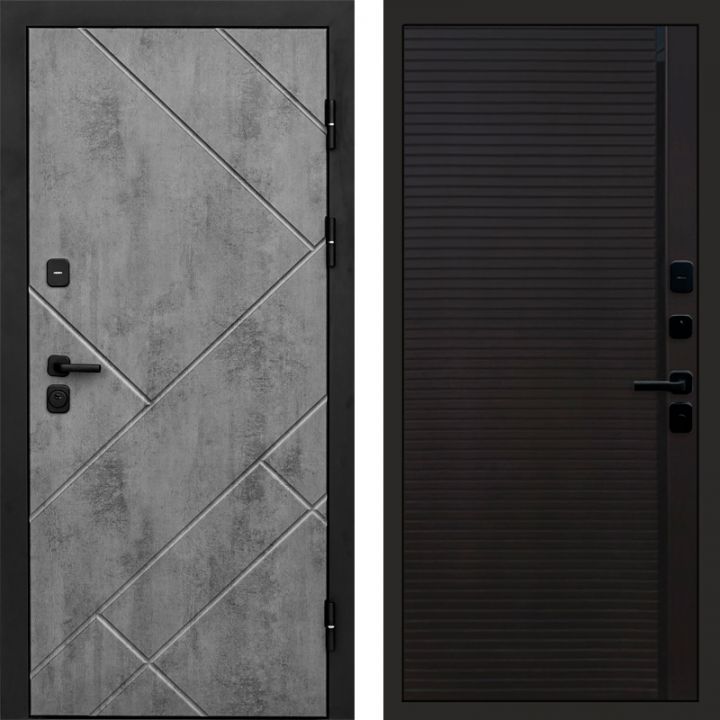 Входная дверь Termo-door Стоун Бетон - Porte black