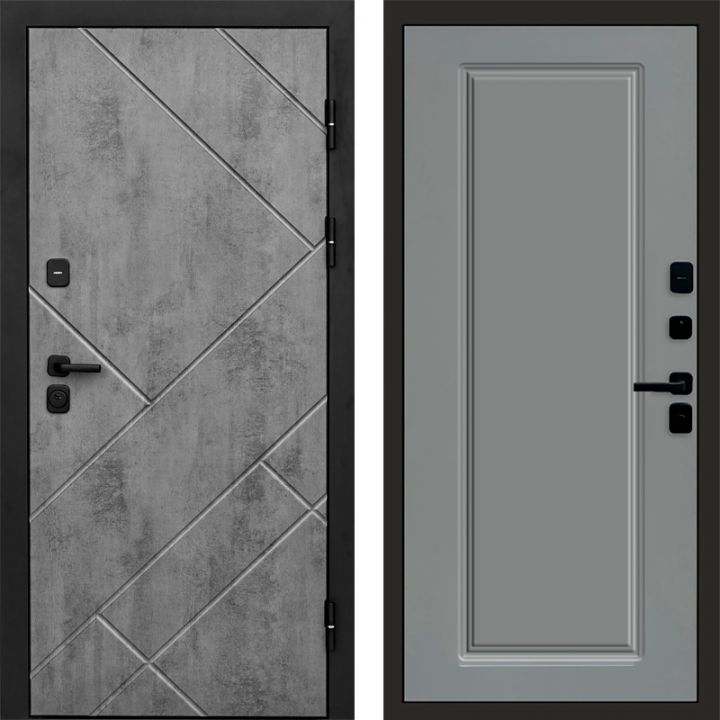 Входная дверь Termo-door Стоун Бетон - Гранд Грей софт