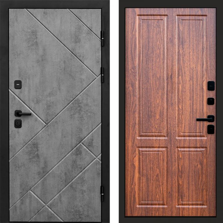 Входная дверь Termo-door Стоун Бетон - Орех стандарт