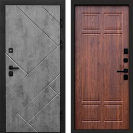 Входная дверь Termo-door Стоун Бетон - Орех премиум