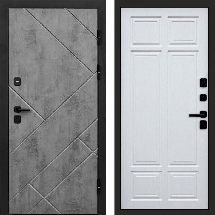 Входная дверь Termo-door Стоун Бетон - Лиственница премиум