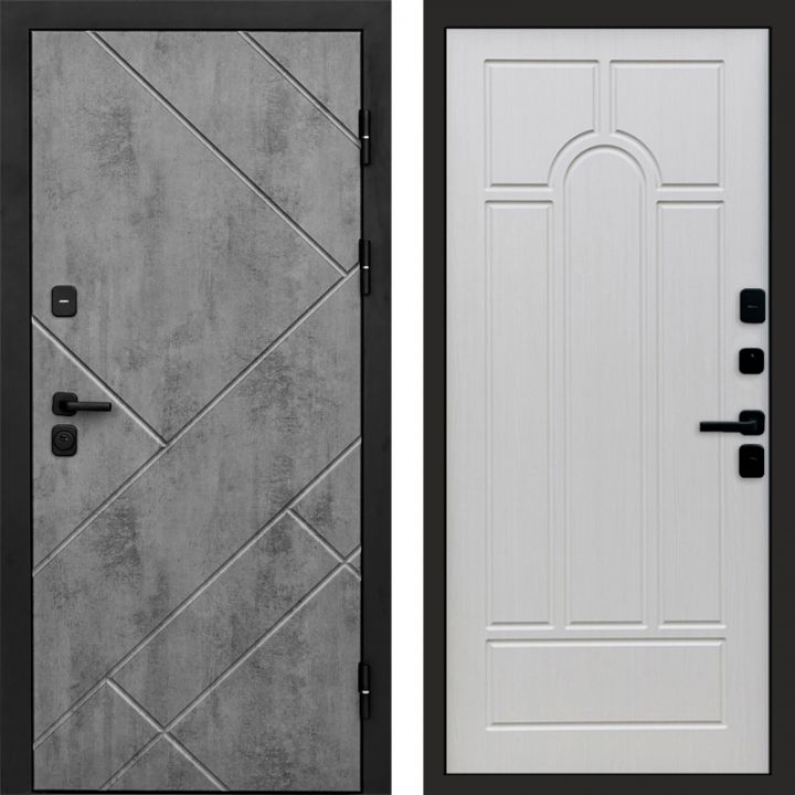 Входная дверь Termo-door Стоун Бетон - Арка Лиственница