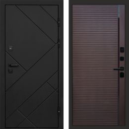 Входная дверь Termo-door Стоун Black - Porte Шоколад