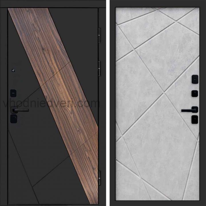 Входная дверь Termo-door Нова - Лучи Бетон светлый
