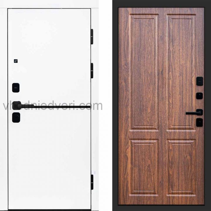 Входная дверь Termo-door Тренд WHITE - Стандарт Орех