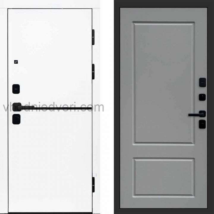 Входная дверь Termo-door Тренд WHITE - Марсель Грей софт
