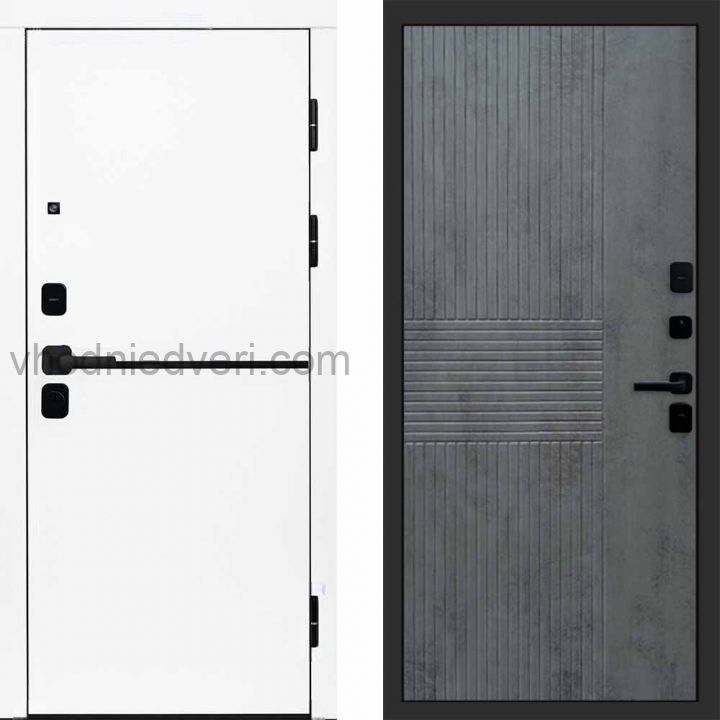 Входная дверь Termo-door Тренд WHITE - Мастино Бетон темный
