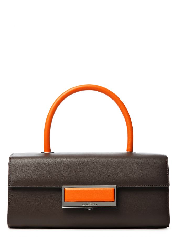 Сумка ELEGANZZA Z151-0248 brownie/orange