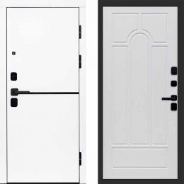 Входная дверь Termo-door Тренд WHITE - Арка Белое дерево