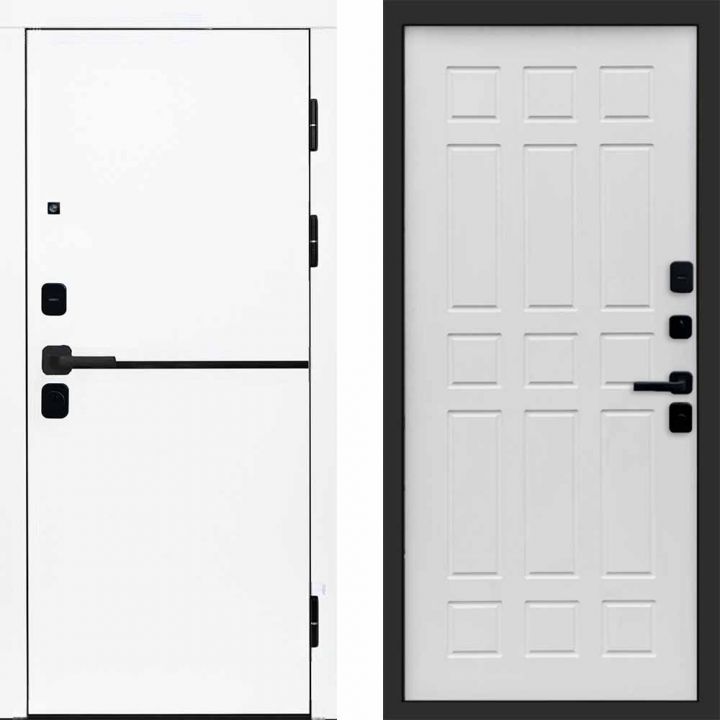 Входная дверь Termo-door Тренд WHITE - Спарта Белое дерево