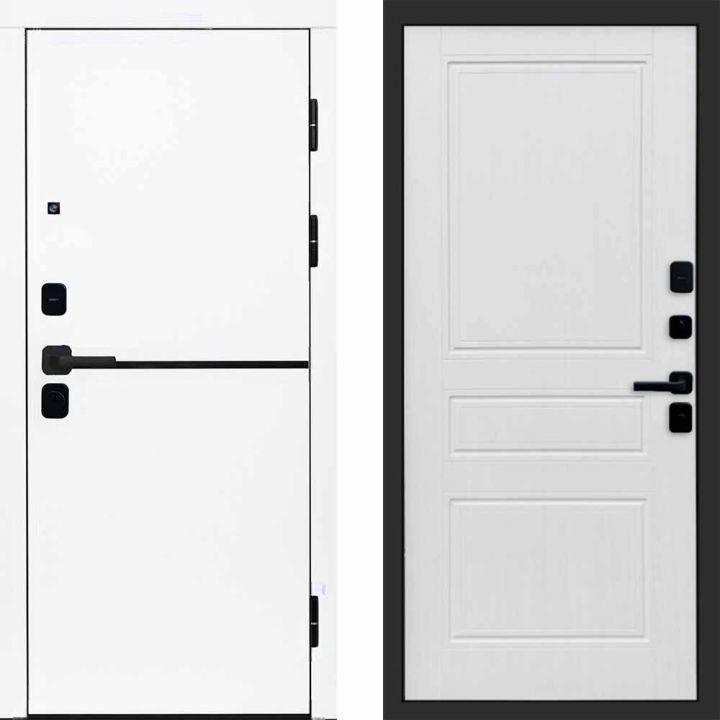 Входная дверь Termo-door Тренд WHITE - Классик Белое дерево