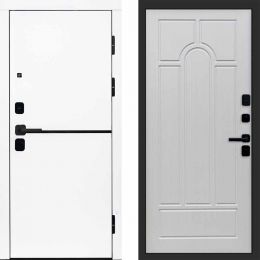 Входная дверь Termo-door Тренд WHITE - Арка Лиственница