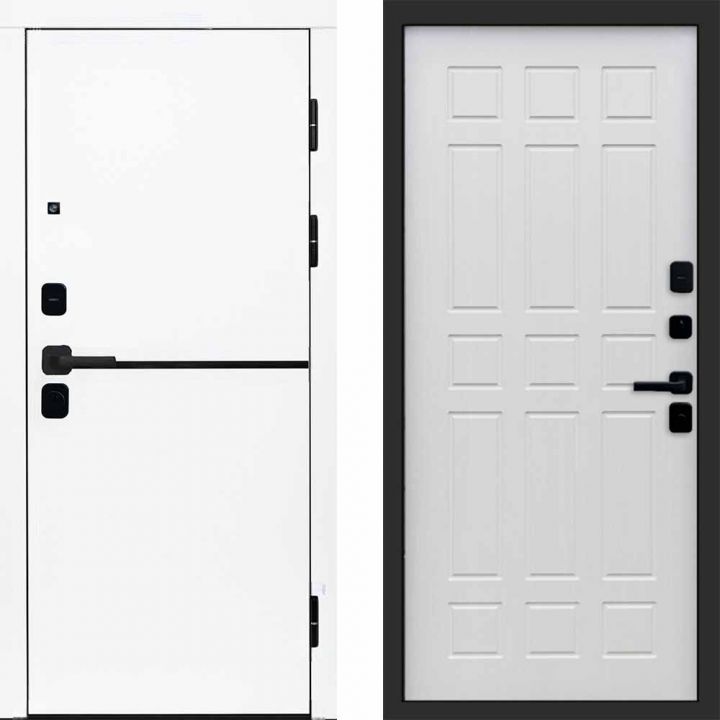 Входная дверь Termo-door Тренд WHITE - Спарта Лиственница