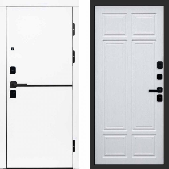 Входная дверь Termo-door Тренд WHITE - Премиум Лиственница