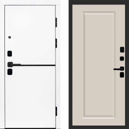 Входная дверь Termo-door Тренд WHITE - Гранд Слоновая кость