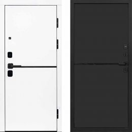 Входная дверь Termo-door Тренд WHITE - Нео Black