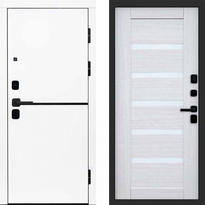 Входная дверь Termo-door Тренд WHITE - Царга Лиственница