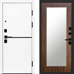 Входная дверь Termo-door Тренд WHITE - Зеркало триумф Дуб