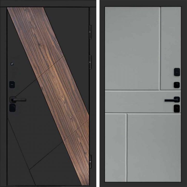 Входная дверь Termo-door Нова - Горизонт Грей софт