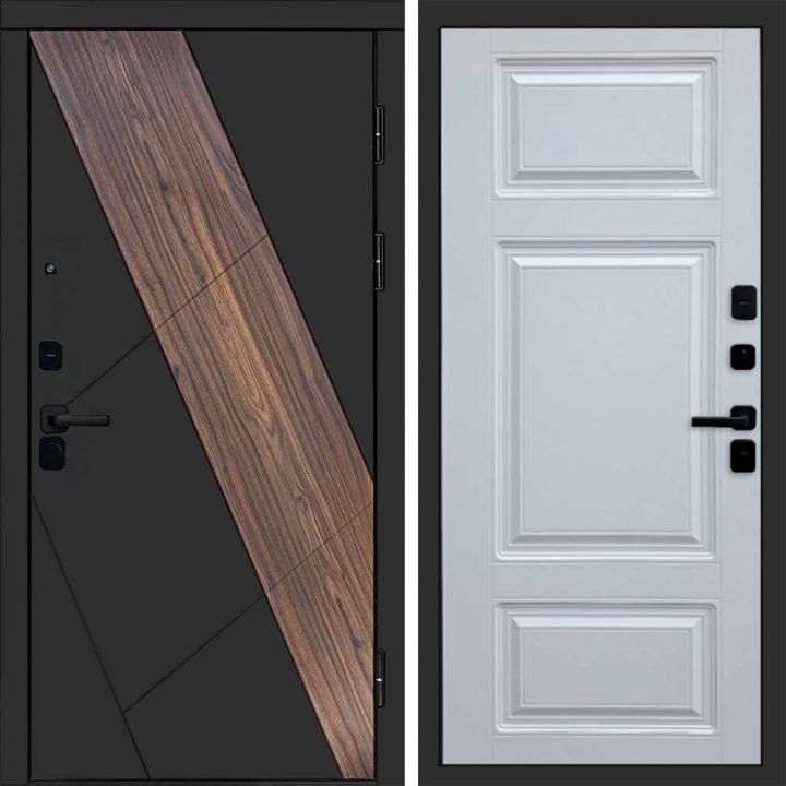 Входная дверь Termo-door Нова - Лион Белый софт