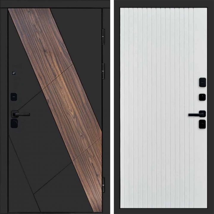 Входная дверь Termo-door Нова - FLAT Белый софт