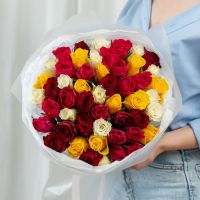 Роза микс от 25 шт (40см)
