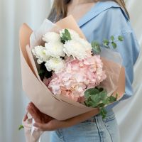 Комплимент с гортензией