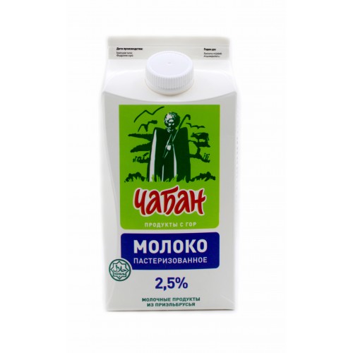 Молоко пастеризованное "Чабан" 2,5%