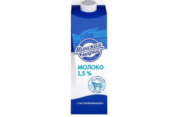 Молоко стерилизованное Минская марка 2,5%  1л