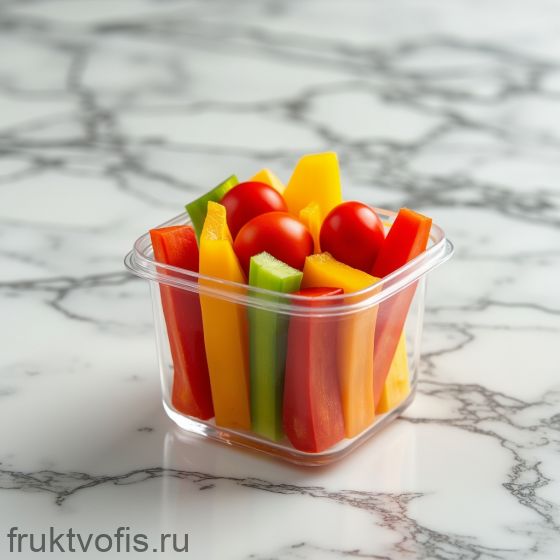 Овощной микс, черри, красный перец, желтый перец, огурец, cельдерей 200 г