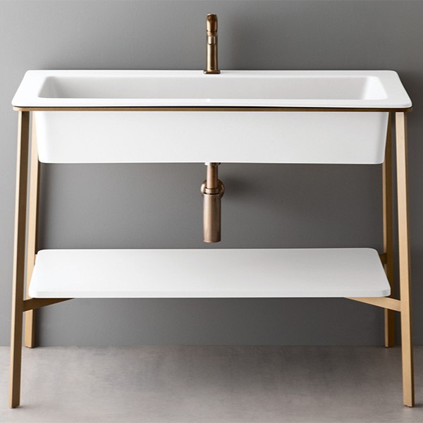 Изображение Cielo I Catini Catino Rettangolare раковина 1100x540x180 мм, без отверстий под сметитель, без перелива