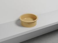 Cielo Catino 65 раковина  450х160 мм, накладная, круглая, без отверстий для смесителя, без перелива схема 4