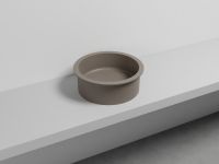 Cielo Catino 65 раковина  450х160 мм, накладная, круглая, без отверстий для смесителя, без перелива схема 5