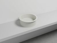 Cielo Catino 65 раковина  450х160 мм, накладная, круглая, без отверстий для смесителя, без перелива схема 21