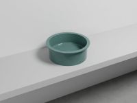 Cielo Catino 65 раковина  450х160 мм, накладная, круглая, без отверстий для смесителя, без перелива схема 22