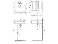Cielo Smile раковина 500х460х130 мм, подвесная/накладная, без отверстий для смесителя, без перелива, с переливом схема 2 Cielo Smile раковина 500х460х130 мм, подвесная/накладная, без отверстий для смесителя, без перелива, с переливом схема 2