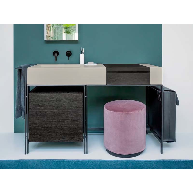 Cielo I Narcisi раковина 760х500х165 мм, без отверстий для смесителя, с боковым местом под элемент "Make Up" ФОТО