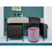 Cielo I Narcisi раковина 760х500х165 мм, без отверстий для смесителя, с боковым местом под элемент "Make Up" схема 3