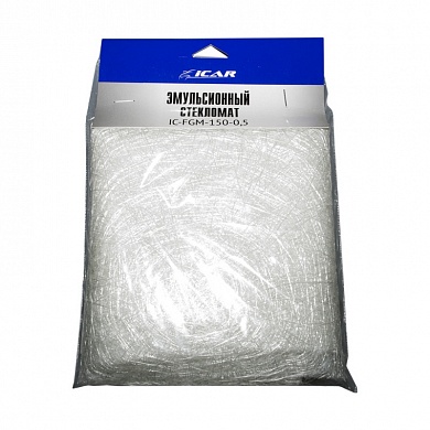 ICAR Стекломат, 150гр/кв.м. х 0,5кв м., 50см. х 100см.