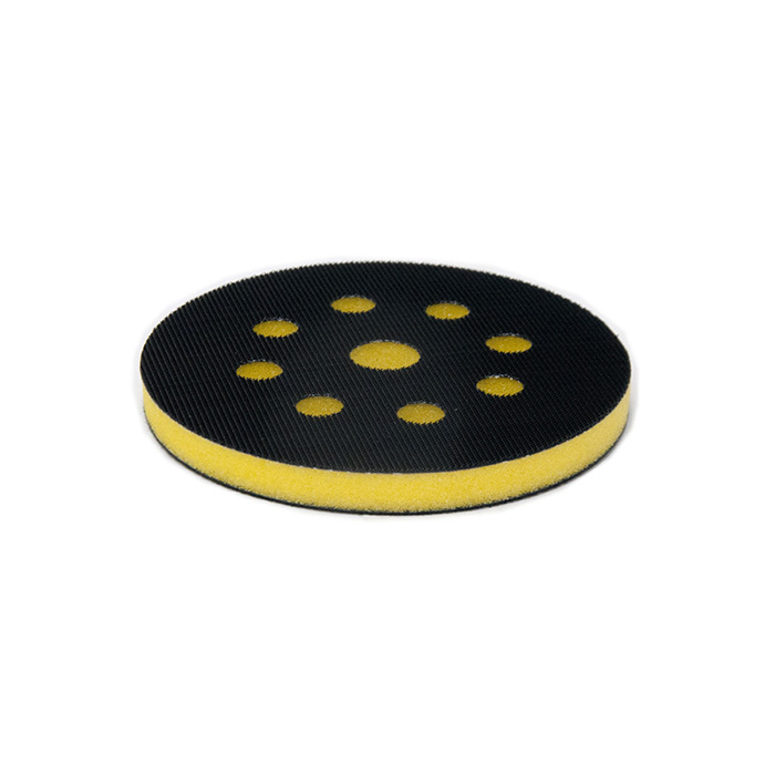ICAR Подложка промежуточная 125mm T10mm STANDARD на липучке, 8отв., желтая жесткая H YELLOW